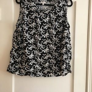 Talbots sleeveless blouse